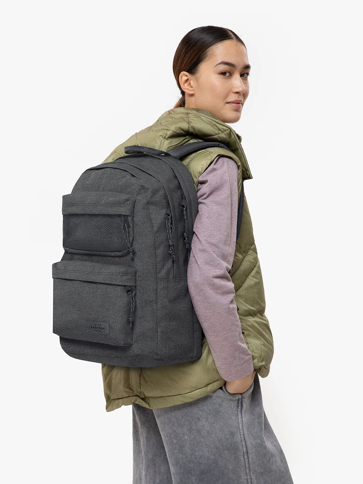 EASTPAK | Rucksack Double Office 30L | grau